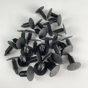 Auto Clips Voor Auto 10121502 Pa66 Materiaal Zwart Nylon Bumper Fastener Plastic Rivet Xmas Tree Clip Fasteners