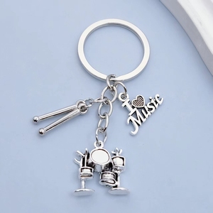 Llavero con diseño de batería de banda de rock, muy vendido, para entusiastas de la música pop. - Product Image 3