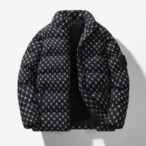 Veste matelassée en coton pour <span class=keywords><strong>homme</strong></span>, automne-<span class=keywords><strong>hiver</strong></span> 2025, nouvelle mode, design lettre B, épaisse, chaude, fermeture éclair sur le devant, veste de <span class=keywords><strong>costume</strong></span> - Product Image 6