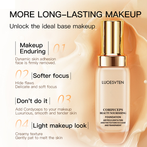 OEM ODM logo personnalisé fond de teint liquide correcteur de contrôle de l'huile de coke fond de teint couverture complète pour le maquillage de <span class=keywords><strong>base</strong></span> - Product Image 2