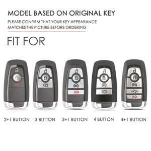 Da Xe Từ Xa <span class=keywords><strong>Key</strong></span> Trường Hợp Bìa Cho Ford Fusion Cạnh Mustang Explorer F150 <span class=keywords><strong>F250</strong></span> F350 Ecosport Bảo Vệ Chủ Shell <span class=keywords><strong>Fob</strong></span> - Product Image 2