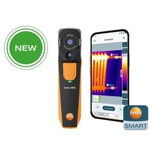กล้องถ่ายภาพความร้อนอินฟราเรด Testo 860i กล้องถ่ายภาพความร้อนไร้สาย แบตเตอรี่แบบชาร์จได้ ช่องต่อ USB ผลิตในเยอรมนี - Product Image 2