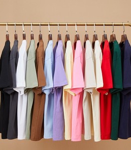 T-shirt da uomo a maniche corte in cotone a doppio filo pesante 245GSM, anti-pilling, vestibilità rilassata minimalista JP, personalizzabile con logo OEM - Product Image 3