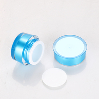 Mini pots de crème pour le visage en plastique verni, 5g et 10g, vente en gros, échantillons gratuits, couleurs variées, pour cosmétiques