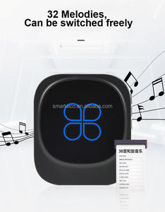 Sonnette de porte <span class=keywords><strong>longue</strong></span> portée 1000ft 4 niveaux de volume 38 carillons Sonnette <span class=keywords><strong>sans</strong></span> <span class=keywords><strong>fil</strong></span> auto-alimentée - Product Image 2