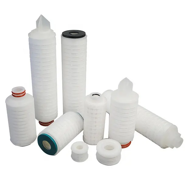Cartucho de filtro de membrana hidropónica, de alta calidad, 0,2/0,5 micras, PP, PTFE / PES