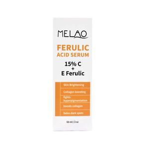 Sérum à l'acide férulique Marque privée Soin de la peau Antioxydant Vitamine C Vitamine E Flacon de 60ml Raffermissant Visage Lissant Rougeurs Réduire - Product Image 5