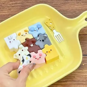 Juguetes de Peluche de Animales de Dibujos Animados, Juguetes Antiestrés, Juguetes Sensoriales de EVA Suave y Cremoso para Niños y Adultos - Product Image 4