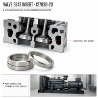 127930-20 Valve Kit Ext Exhaust Valve Seat Insert for NT855 Top End Overhaul Repair
