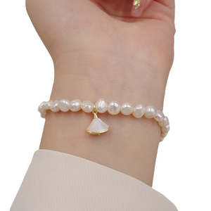 Pulsera de Perlas Naturales WENCHI para Mujer, 30g, Joyería Elegante de Perlas para Mujer - Product Image 2