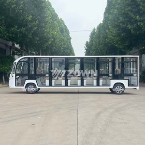 รถชมวิวไฟฟ้าสีขาวแบบมีหลังคา สำหรับทัวร์ชมเมืองและพื้นที่สำคัญในใจกลางเมือง - Product Image 5