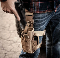 Sac de jambe tactique durable, étanche, poche de cuisse Molle avec sangles réglables, chasse, randonnée, équipement de plein air, rangement EDC, holster de jambe