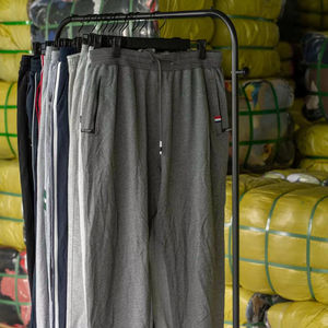 MS05 Pantalons amples d'occasion de bonne qualité pour hommes, avec pantalons en soie glacée et pantalons en coton, vêtements d'été mixtes d'occasion pour hommes - Product Image 1