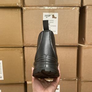 Botas <span class=keywords><strong>de</strong></span> Trabajo con Punta <span class=keywords><strong>de</strong></span> Acero <span class=keywords><strong>de</strong></span> 6 Pulgadas para Hombre, Zapatos Chelsea <span class=keywords><strong>de</strong></span> Cuero con Seguridad Antideslizante Rock Rooster - Product Image 4