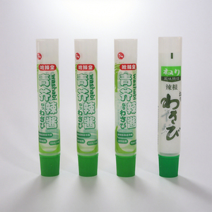 43g 30g 50g メーカー直販 リサイクル可能PE 5層 スクイーズ式 食品包装 わさびペーストチューブ - Product Image 1