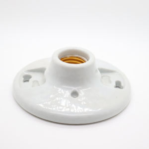 E27 4 Zoll Flaschen lampen halter Keramik Glühbirnen halter für Decke Porzellan Lampen fassung Fuzhou Decken lampen sockel - Product Image 2