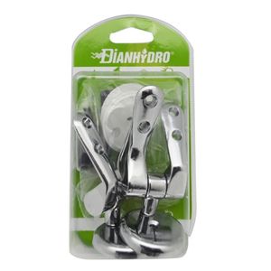 Bisagras de Expansión Dianhydro Chrome para Asientos de Inodoro de Madera, en Blíster - Product Image 1