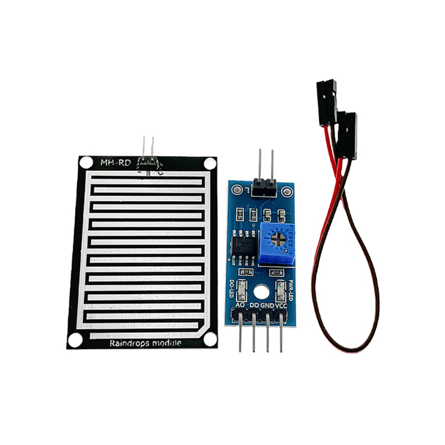 OKY3435 LM393 Raindrop Water Detection Sensor Weather Moisture Monitor Meteorology Sensor Humidity Sensitivity Module