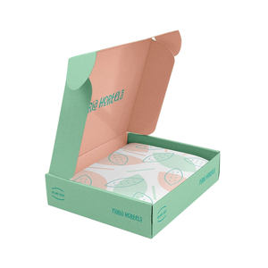 Custom Logo Printed Cardboard Folding Subscription Mail Carton Clothing Garment Mailing Corrugated Packaging Paper Box