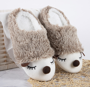 Chaussures diy pour enfants, pantoufles en peluche, style dessin animé, blouse avec ailes, pour la maison et le bureau - Product Image 1