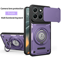Support de téléphone magnétique rotatif à 360 degrés G85 avec protection intégrale anti-chute pour Motorola MOTO Edge 70