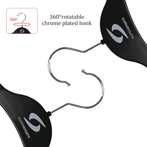 Cintres multifonctionnels en plastique moulé par injection pour maillots <span class=keywords><strong>de</strong></span> <span class=keywords><strong>bain</strong></span>, bikinis et lingerie pour femmes, couleur rose, avec crochet flexible chromé argenté - Product Image 2