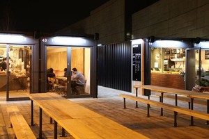 Contenedor de envío Modular Móvil desmontable, quiosco de comida rápida, restaurante y bar prefabricado, concepto de diseñador a la venta - Product Image 6