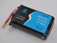 Paquete de Baterías de Estado Sólido Sinxpower 4S 6S2P INR21700 8400mah P42A, Tasa de Descarga 10C, 800 Ciclos, Garantía de 12 Meses, 22.2V -20/65