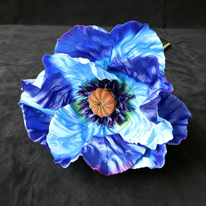 Fleur artificielle géante en soie de 50 cm, rose/violette/blanche/rouge/jaune, coquelicot pour <span class=keywords><strong>jardin</strong></span>, hôtel, bureau, accessoires de photographie - Product Image 6