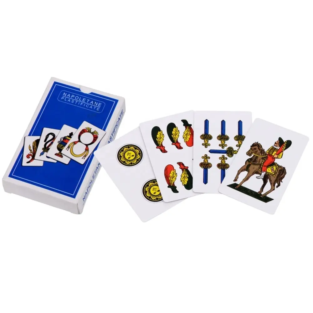Customized Italian Paper Playing Cards NAPOLETANE STIFICATE