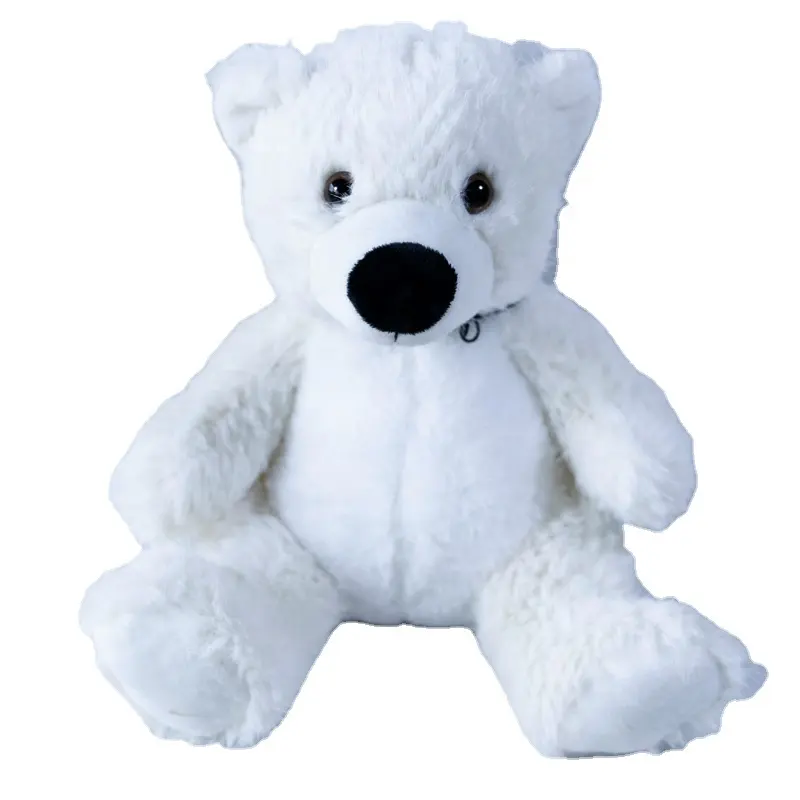 Wholesale Custom Ultra Soft Stuffed Animal Toys White Polar Bear Stuffed Toy For Baby Gifts Plush Teddy Bear