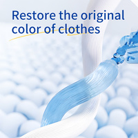 L'éclaircissant de couleur de tissu empêche la décoloration restaure le noir restaure les serrures couleur vieux vêtements décoloration nouveau