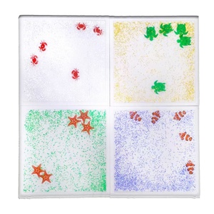 ของเล่นเสริมพัฒนาการเด็กยอดนิยม ตู้ปลาของเล่นธีมสัตว์ทะเลขนาดเล็กและของเหลว ของเล่นเสริมทักษะจากต่างประเทศ - Product Image 3