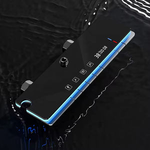 Laiton acier inoxydable pluie gris colonne de douche mitigeur robinet Chrome Piano clé salle de bain ensembles Jet Massage pulvérisation vanne en céramique - Product Image 6