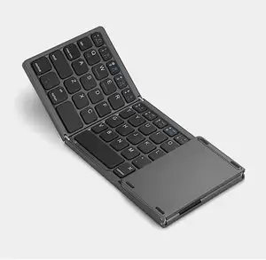 Wireless High End Portable Promotion Folding Mouse And Combo Pocket Foldable Keyboard For Laptop Mobile Phone Pad 3 Device