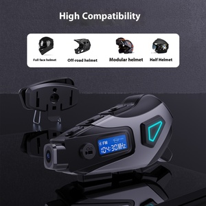 Maple Mát Jl Cho 5.4 Xe Máy Mũ Bảo Hiểm Tai Nghe IPX-8 Không Thấm Nước ENC Tiếng Ồn Hủy Bỏ <span class=keywords><strong>LED</strong></span> Điều Khiển Cảm Ứng Dài Thời Gian Chơi - Product Image 3