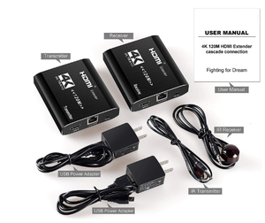 Émetteur-récepteur vidéo <span class=keywords><strong>HDMI</strong></span> Full HD 4K sur câble Cat6/5 de 120 m avec <span class=keywords><strong>sortie</strong></span> <span class=keywords><strong>HDMI</strong></span> en boucle IR - Product Image 2