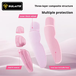 Sulaite verdikte knie-elleboogbeschermers met snelsluiting, reflecterende strip, ademende ventilatiegaten voor fietsen op wielen - Product Image 4