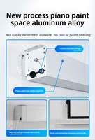 NOUVEAU Projecteur à courte focale anti-lumière en alliage d'aluminium, écran de projection motorisé, écran motorisé automatique à montage au plafond