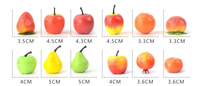 Fabrieksdirecte verkoop decoratieve realistische fruiten voor huis, keuken, feestjes, supermarktdecoratie, kunstmatige fruit en groenten