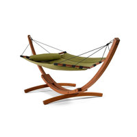 Vente en gros hamac de camping en plein air autoportant familial design, lit balançoire pliable, lits suspendus, bâton tordu pour adulte