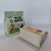 Sachet scellé à huit côtés pour viande de poulet, idéal pour l'emballage de poulet prêt à consommer