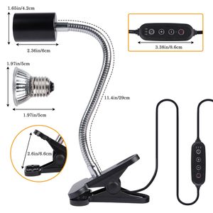 LUCKY HERP <span class=keywords><strong>Tortue</strong></span> Réservoir Éclairage UVB Reptile Chaleur Ampoules <span class=keywords><strong>Tortue</strong></span> Rotation 360 ° <span class=keywords><strong>Lampe</strong></span> de repos pour <span class=keywords><strong>Tortue</strong></span> Aquatique Lézard Réservoir - Product Image 3
