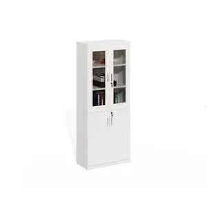 Large-capacity Modern Wooden E1-grade Particle Board Material Office Storage File Cabinet With Drawers