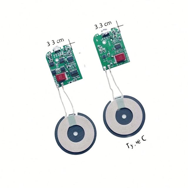 15W Type-C Micro USB Wireless Charger Transmitter Module PCB Coil Circuit Board QC/PD/QI Standard Fast Charging