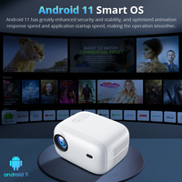 Mini projecteur intelligent Hotack L009, portable, sans fil, Wifi, LED, home cinéma, compatible avec les téléphones mobiles, projecteur Bluetooth