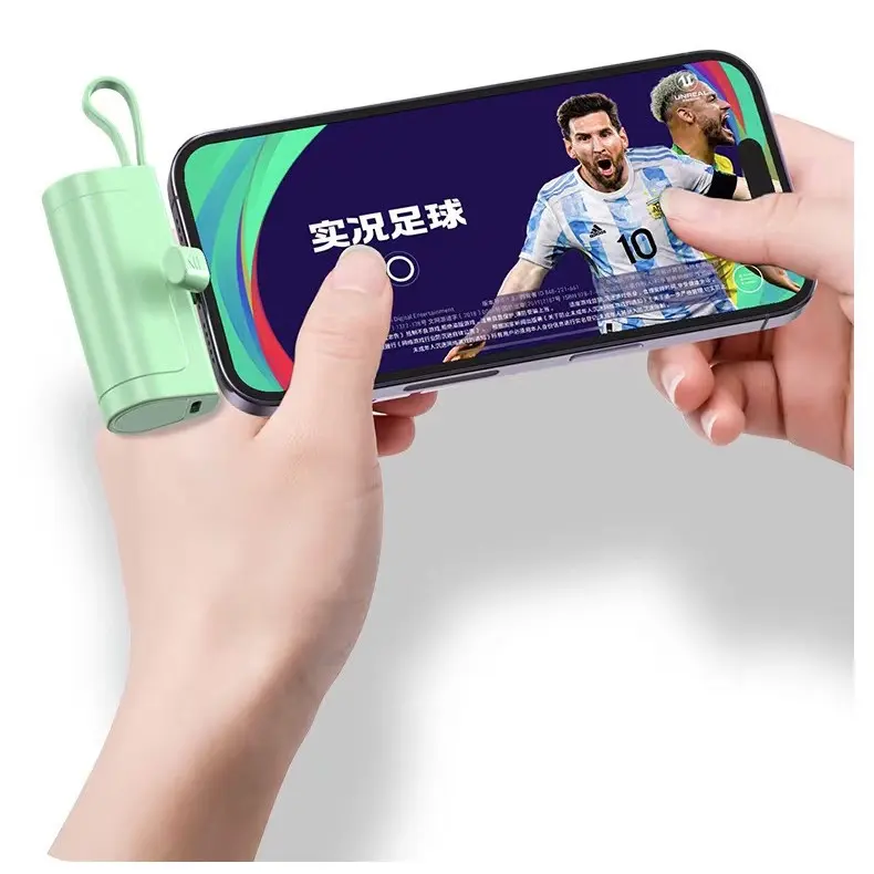 Toptan şarj bankası Mini şarj mikro mobil ultra ince cep telefonu şarj cihazı kablosuz cep 4000mah kapsül şarj bankası