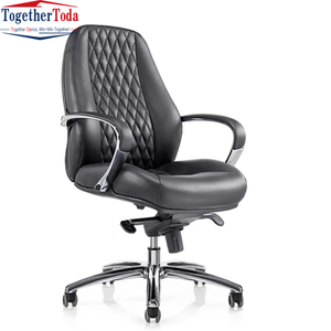 Silla de Oficina Ejecutiva Ergonómica, Cómoda, con Respaldo Alto, Giratoria, de Cuero, Altura Ajustable, Entrega Rápida - Product Image 3