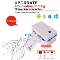 Impresora Térmica de Alta Velocidad OEM, USB+Wifi, Impresora de Etiquetas de Envío 4x6, Impresora de Escritorio sin Tinta para Etiquetas de Dirección y Albaranes