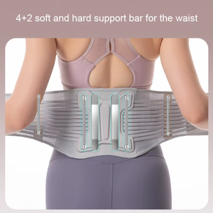 Cinturón de Protección Lumbar Transpirable Ligero de Alta Calidad con Doble Presión para Soporte de Espalda - Product Image 4